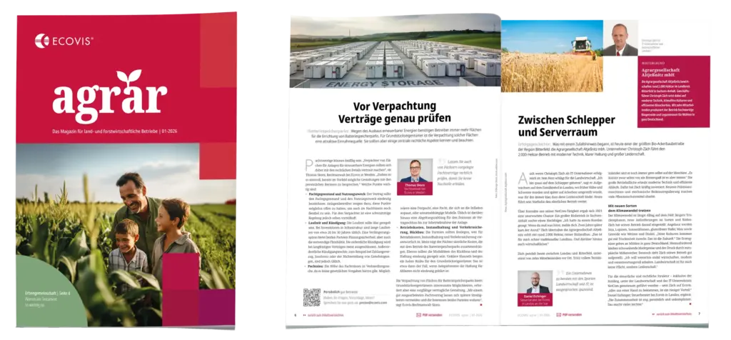 Magazinlayout für Kundenmagazine im Bereich Steuern, Wirtschaftsprüfung und Wirtschaftsrecht. Bildrecherche, Printgestaltung und Online-PDF mit Funktionalitäten.