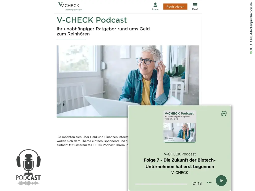 Podcast-Produktion mit Themenkonzept, Podcastaufnahme und Postproduktion